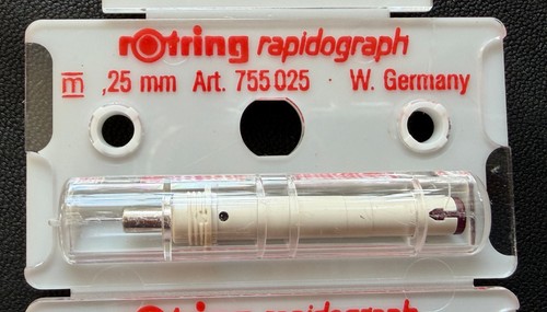 25mm rotring rapidograph - 0.25mm,